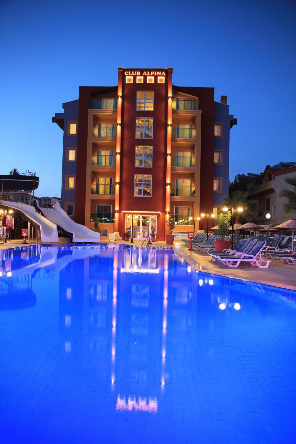Club Alpina Hotel Marmaris Exterior foto